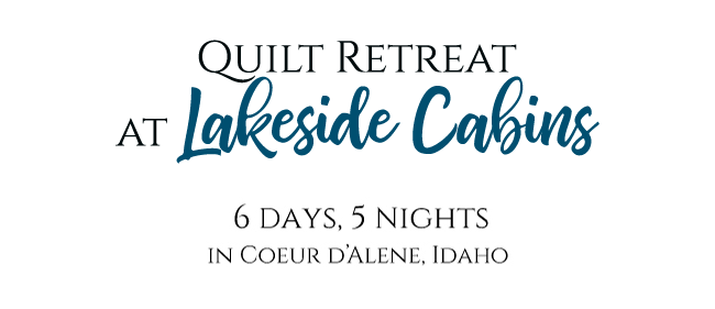 Quilt Retreat at Camp Lutherhaven - Choose a date below.